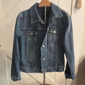 Gap Icon Stretch Denim Jacket Medium Wash Size Small Classic Trucker Jean Jacket